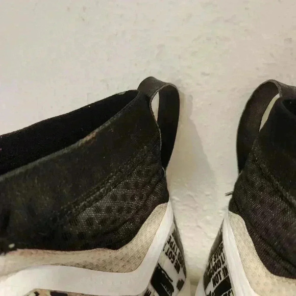 adidas Adizero Men's Cleats Size 13 Black/White‎ Writing Gold Three Stripe Life - Picture 9 of 14
